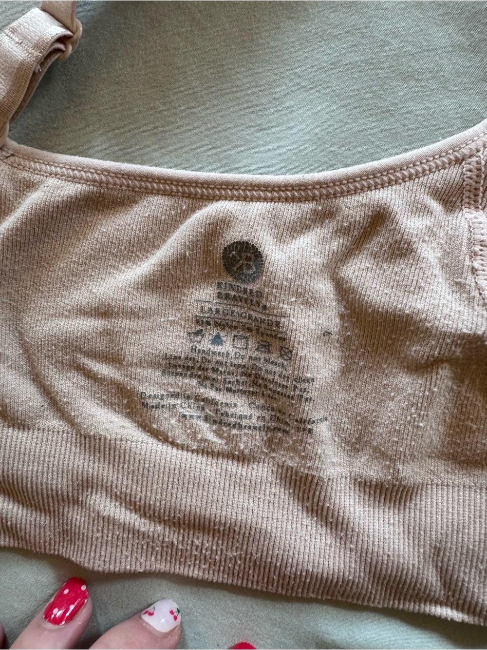 Set of 2 Kindred Bravely Nude Seamless Ribbed Nursing Bralettes - Picture 2 of 5